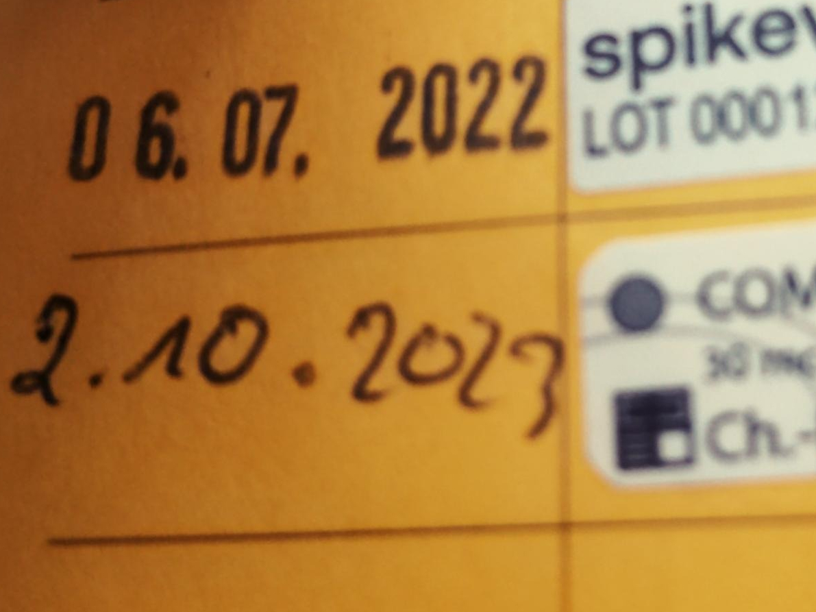 Ausschnitt aus einem Impfpass