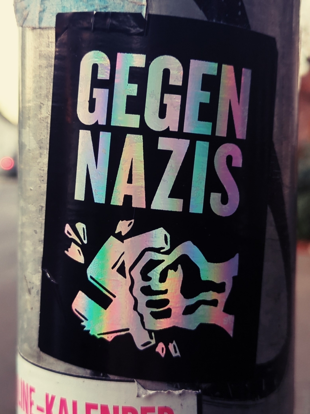 Aufkleber "Gegen Nazis"