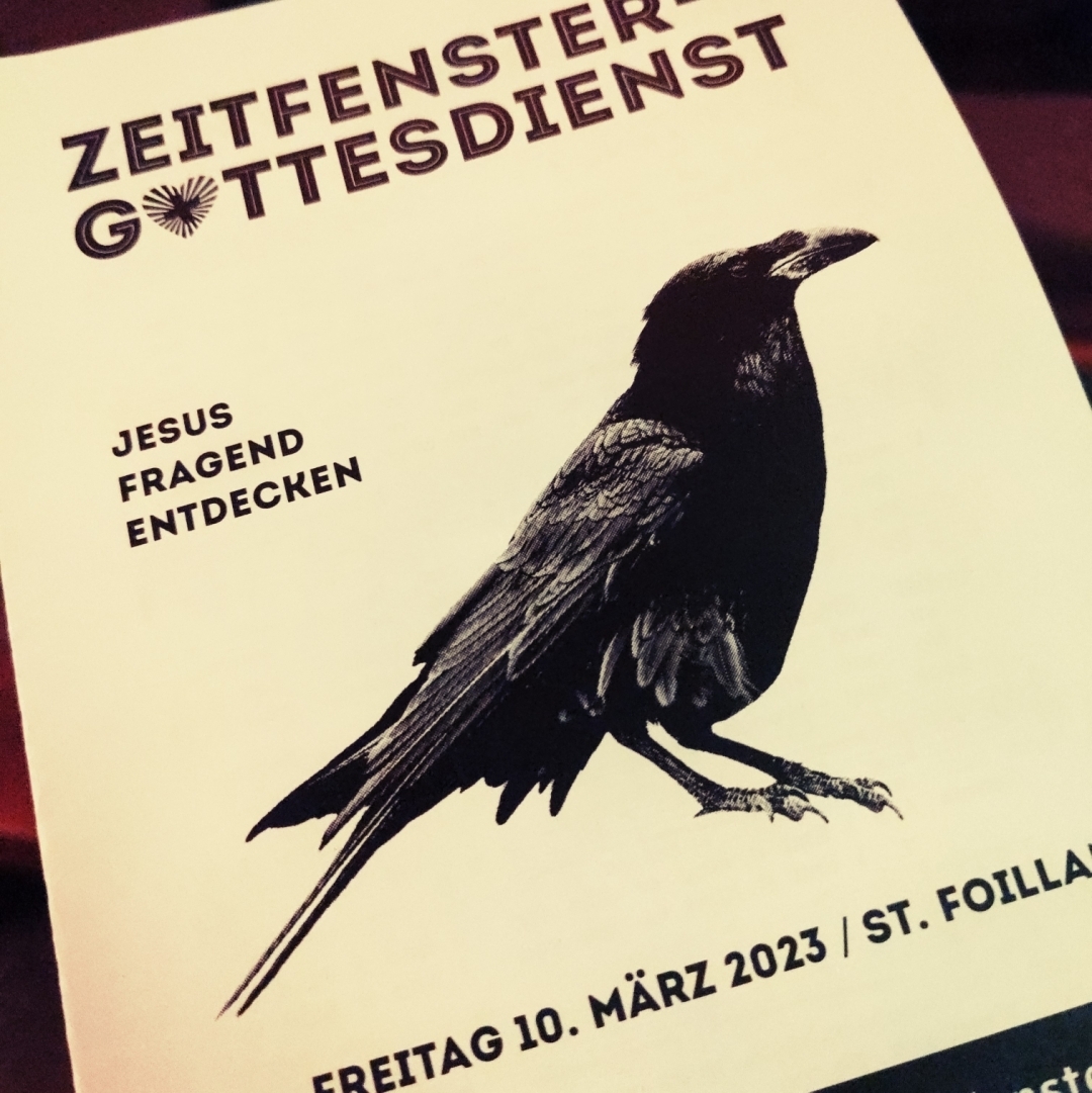 Flyer Zeitfenster Gottesdienst.