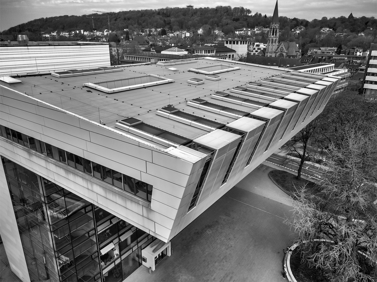 Dach des SuperC an der RWTH.